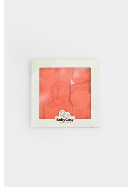 Unisex Bebek Organik Pamuklu Ribana 4'lü Hastane Çıkışı Seti fiyatları