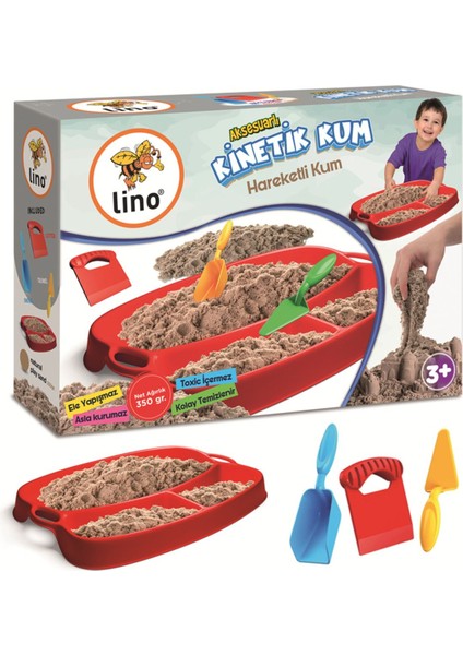 Kinetik Kum Seti (350 gr Kum+Tepsi+Kürek+Mala+Kesici)