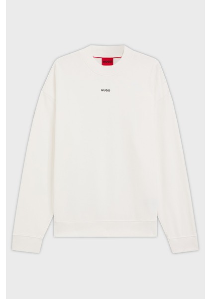 Logolu % 100 Pamuk Relaxed Fit Bisiklet Yaka Sweat Erkek Sweat 50525892 102 fırsatları