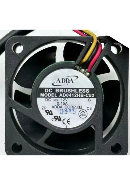 Adda 40X40X20MM 12V 0,15A 2 Kablo Fan AD0412HB-C52