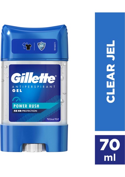 Clear Jel Power Rush Antiperspirant Deodorant 70 ml