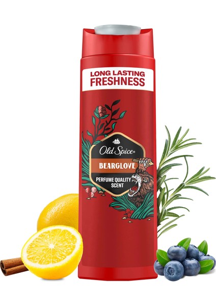 Bearglove Erkek Duş Jeli ve Şampuan 400 ml modelleri