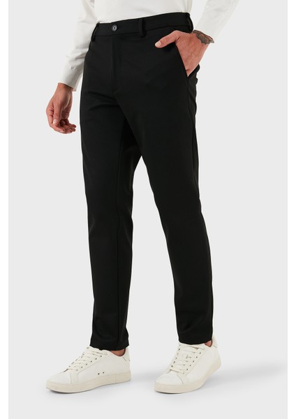 Regular Fit Normal Bel Düz Paça Streç Saten Pantolon Erkek Pantolon 50546890 001 fırsatları