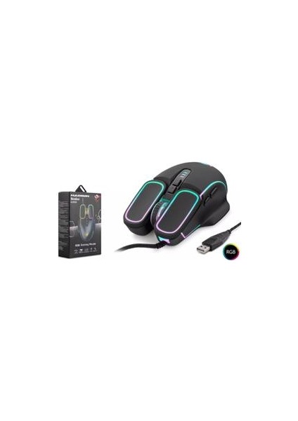 Bomber G350 Oyuncu Mouse Kablolu 6400 Dpı Rgb 1.5m fiyatları