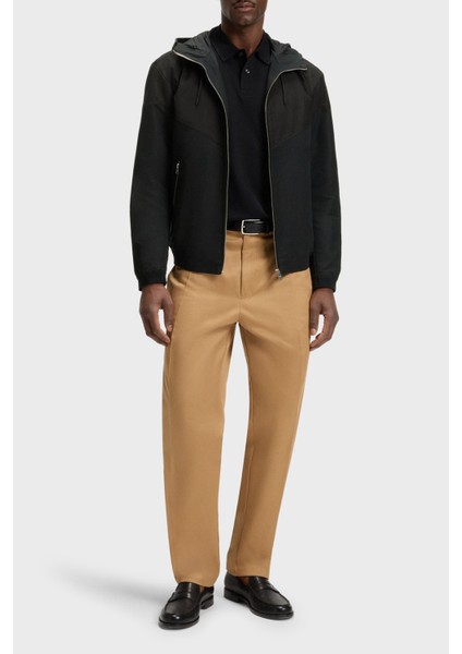 Poplin Kumaş Su Itici Regular Fit Kapüşonlu Yaka Ceket Erkek Ceket 50544135 001 fiyatları