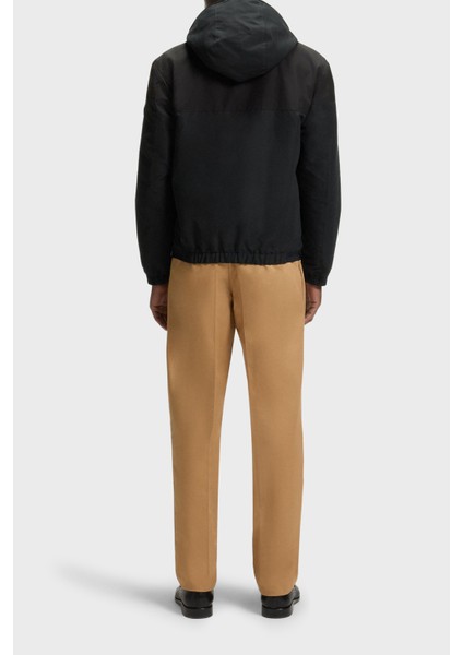 Poplin Kumaş Su Itici Regular Fit Kapüşonlu Yaka Ceket Erkek Ceket 50544135 001 modelleri