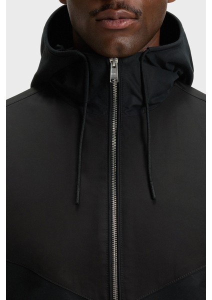Poplin Kumaş Su Itici Regular Fit Kapüşonlu Yaka Ceket Erkek Ceket 50544135 001 fırsatları