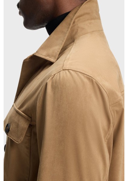 Relaxed Fit Gömlek Yaka Uzun Kollu Cepli Gömlek Erkek Gömlek 50544483 260 indirimleri