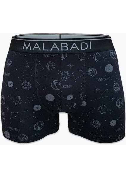Erkek Siyah Desenli 6 Lı Premium Collection Modal Boxer 6M252 fırsatları
