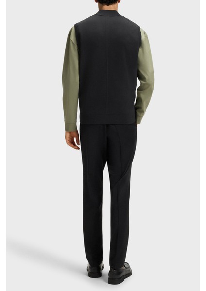 Logolu Regular Fit Kolej Yaka Fermuarlı Yelek Erkek Yelek 50543164 001 modelleri