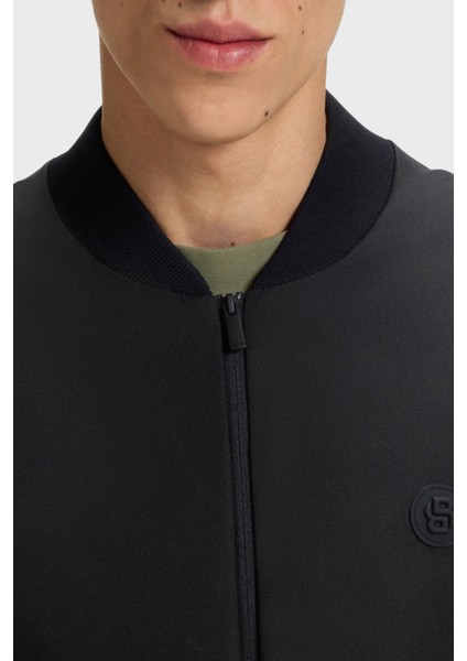 Logolu Regular Fit Kolej Yaka Fermuarlı Yelek Erkek Yelek 50543164 001 fırsatları