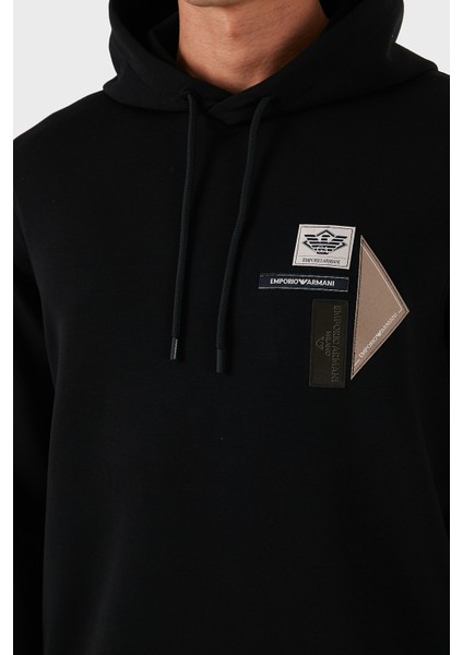 Logolu Pamuklu Regular Fit Kapüşonlu Sweat Erkek Sweat EM003587 AF10013 UC001 indirimleri