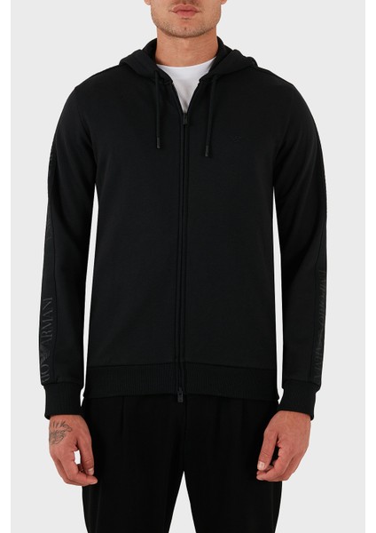 Logolu Pamuklu Regular Fit Kapüşonlu Sweat Erkek Sweat EM000653 AF14976 UC001