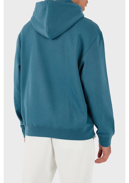 Logolu Pamuklu Regular Fit Kapüşonlu Sweat LV04RC286GCCY Erkek Sweat LV04RC286G Ccy fiyatları