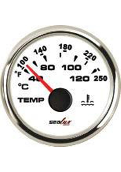 Hararet Göstergesi Sealux Ø52MM Beyaz 12/24V