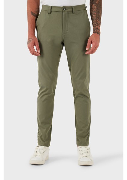Pamuklu Slim Fit Normal Bel Dar Paça Chino Pantolon Erkek Pantolon 50543945 314
