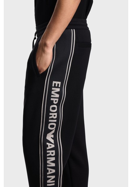 Logolu Relaxed Fit Normal Bel Lastikli Paça Jogger Pantolon Erkek Pantolon EM002914 AF10013 UC001 fırsatları