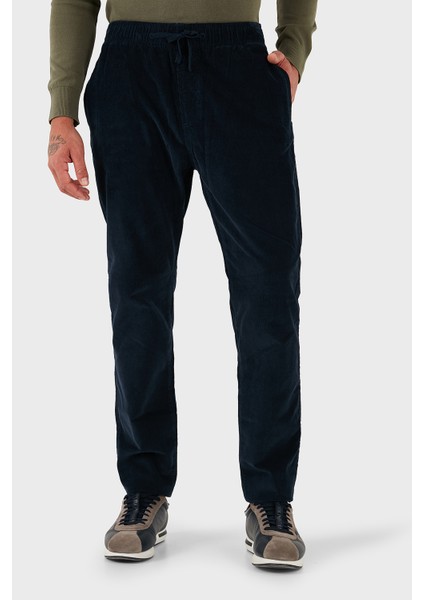 Pamuklu Slim Fit Normal Bel Düz Paça Kadife Pantolon Erkek Pantolon DM0DM21997 C1G