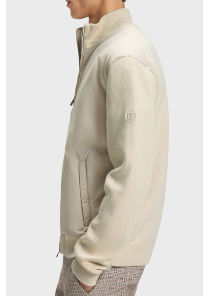 Logolu Regular Fit Dik Yaka Yumuşak Dokulu Ceket Erkek Ceket 50543135 131 fırsatları