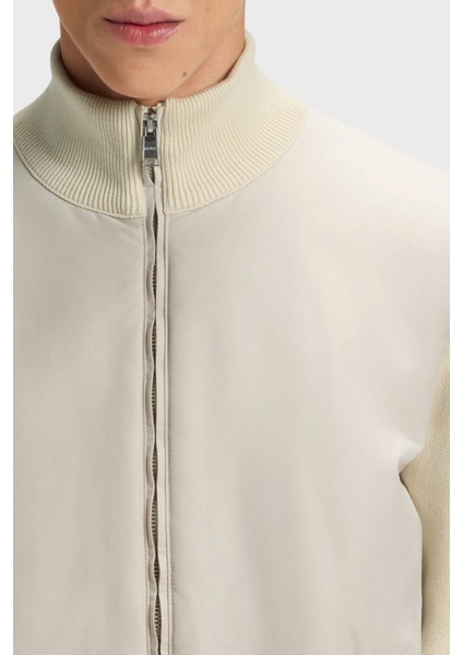 Logolu Regular Fit Dik Yaka Yumuşak Dokulu Ceket Erkek Ceket 50543135 131 indirimleri