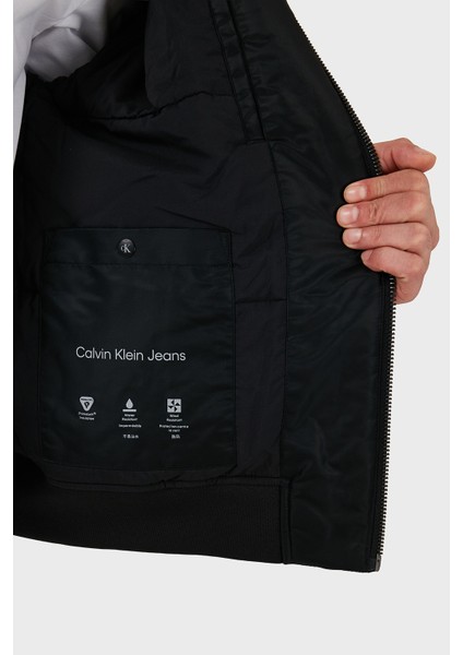 Regular Fit Kolej Yaka Su Itici Bomber Ceket LV04RC526GUB1 Erkek Ceket LV04RC526G Ub1