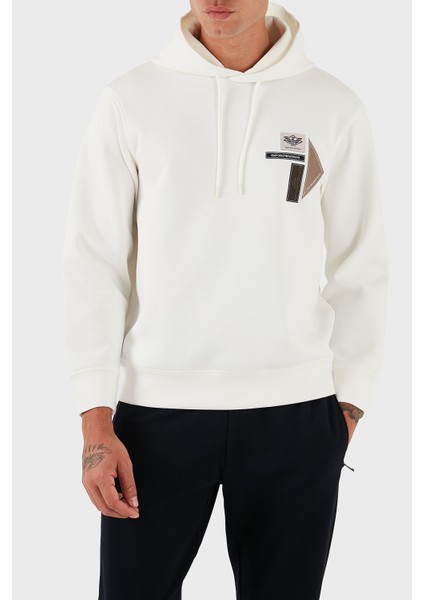 Logolu Pamuklu Regular Fit Kapüşonlu Sweat Erkek Sweat EM003587 AF10013 U0003