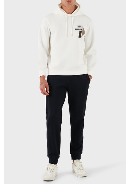 Logolu Pamuklu Regular Fit Kapüşonlu Sweat Erkek Sweat EM003587 AF10013 U0003 fiyatları