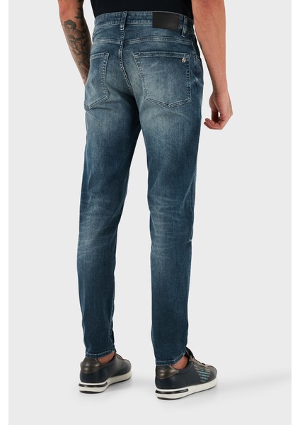 Streç Pamuklu Regular Fit Normal Bel Düz Paça Jeans Erkek Kot Pantolon 50544609 413 modelleri