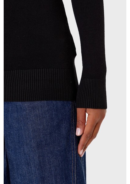 Tn Melanie Taşlı Üçgen Logo Regular Fit Balıkçı Yaka Kazak W5BR39Z2NQ2 Bayan Kazak W5BR39 Z2NQ2 Jblk indirimleri