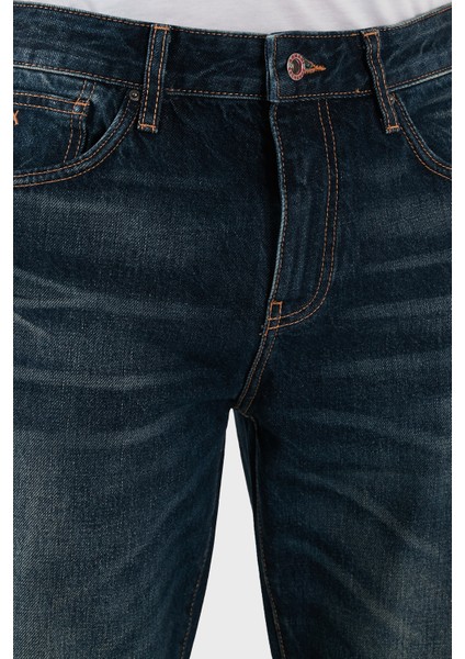 Pamuklu Slim Fit Normal Bel Düz Paça Esnek Jeans Erkek Kot Pantolon XM000049 AF18810 MB001