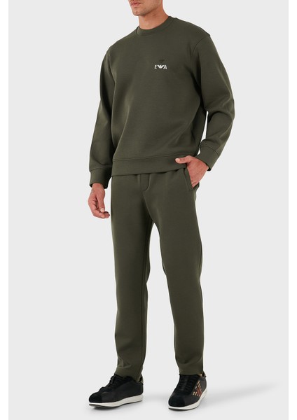 Logo Işlemeli Streç Pamuklu Regular Fit Bisiklet Yaka Sweat Erkek Sweat EM002919 AF10013 U8120 fiyatları