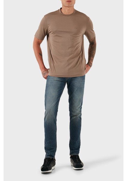 Streç Pamuklu Slim Fit Düşük Bel Dar Paça Jeans Erkek Kot Pantolon EM000668 AF14297 MB002