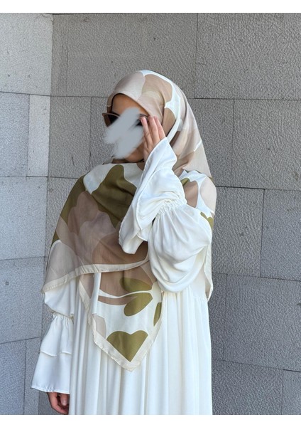 Pamuklu Vera Desen Eşarp-Vizon/haki fiyatları