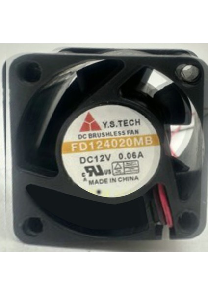 Ys Tech 40X40X20MM 12V 0,06A 2 Kablo Fan DFD124020MB