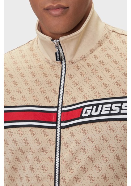 Korbin Pamuklu Jakarlı Logo Baskılı Regular Fit Dik Yaka Sweat Z2BQ06K7122 Erkek Sweat Z2BQ06 K7122 P13W fırsatları