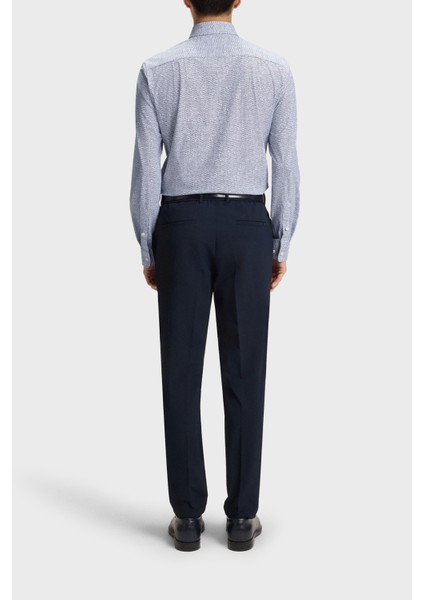 Desenli Slim Fit Gömlek Yaka Uzun Kollu Gömlek Erkek Gömlek 50545269 410 modelleri