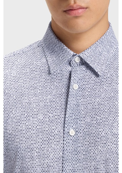 Desenli Slim Fit Gömlek Yaka Uzun Kollu Gömlek Erkek Gömlek 50545269 410 fırsatları