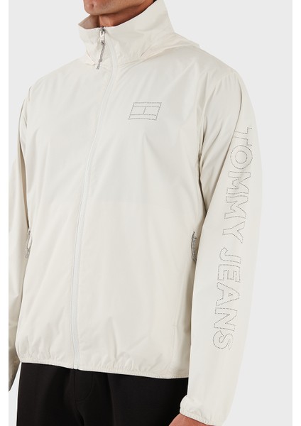 Slim Fit Gizli Kapüşonlu Suya Dayanıklı Ceket Erkek Ceket DM0DM21680 Ybh