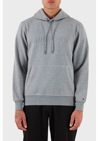 Pamuklu Relaxed Fit Kapüşonlu Logolu Sweat Erkek Sweat MW0MW39402 Pmr