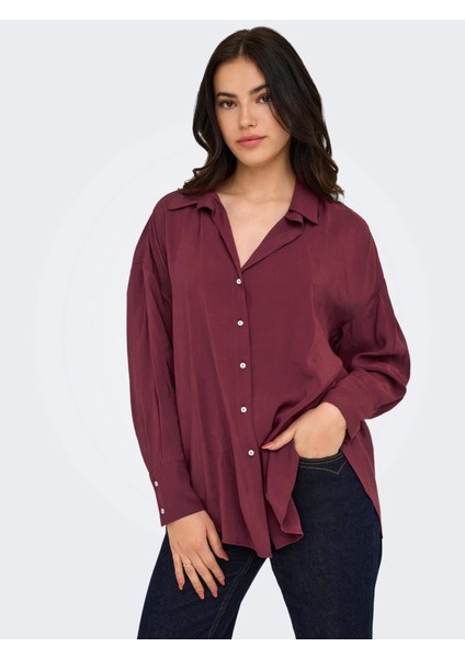 15272523 Kadin Gomlek - Bordo