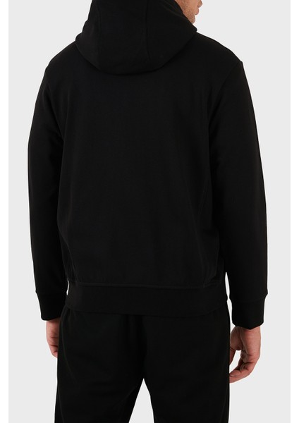 Logo Baskılı Streç Pamuklu Regular Fit Kapüşonlu Sweat Erkek Sweat XM001293 AF20934 UC001 modelleri