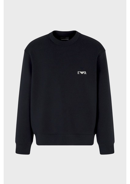 Logo Işlemeli Streç Pamuklu Regular Fit Bisiklet Yaka Sweat Erkek Sweat EM002919 AF10013 UB118 indirimleri