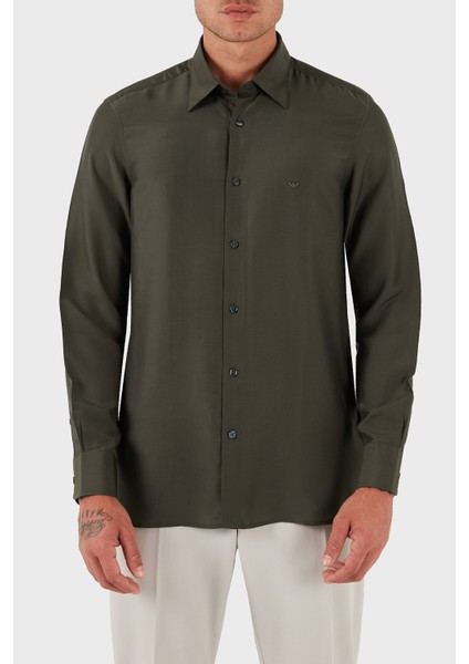 Ipek Karışımlı Regular Fit Klasik Yaka Gömlek Erkek Gömlek EM001537 AF17293 U8120