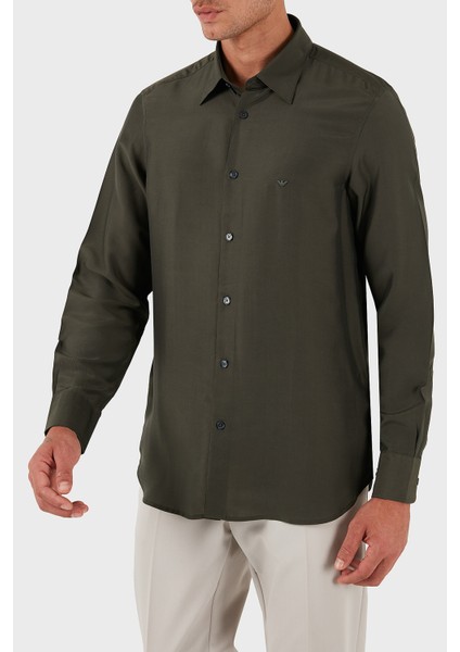 Ipek Karışımlı Regular Fit Klasik Yaka Gömlek Erkek Gömlek EM001537 AF17293 U8120 modelleri