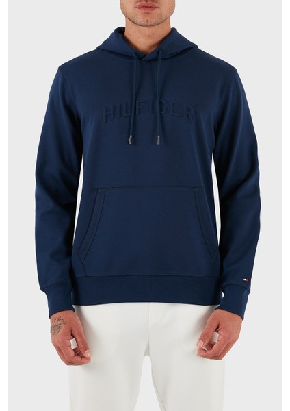 Pamuklu Relaxed Fit Kapüşonlu Logolu Sweat Erkek Sweat MW0MW39402 C7G