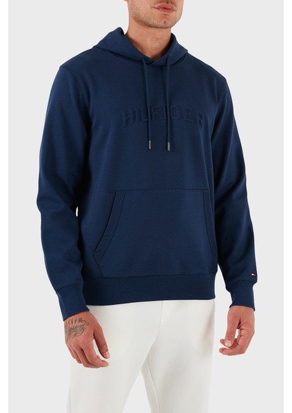 Pamuklu Relaxed Fit Kapüşonlu Logolu Sweat Erkek Sweat MW0MW39402 C7G modelleri