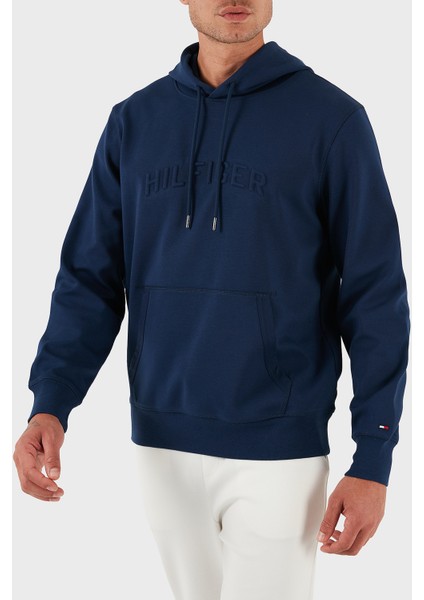 Pamuklu Relaxed Fit Kapüşonlu Logolu Sweat Erkek Sweat MW0MW39402 C7G fırsatları