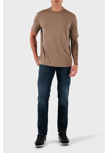 Streç Pamuklu Regular Fit Normal Bel Düz Paça Jeans Erkek Kot Pantolon EM001370 AF17749 MB001