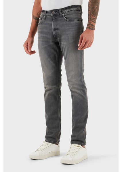 Pamuklu Slim Fit Normal Bel Dar Paça Jeans LV04RC728GX8A Erkek Kot Pantolon LV04RC728G X8A