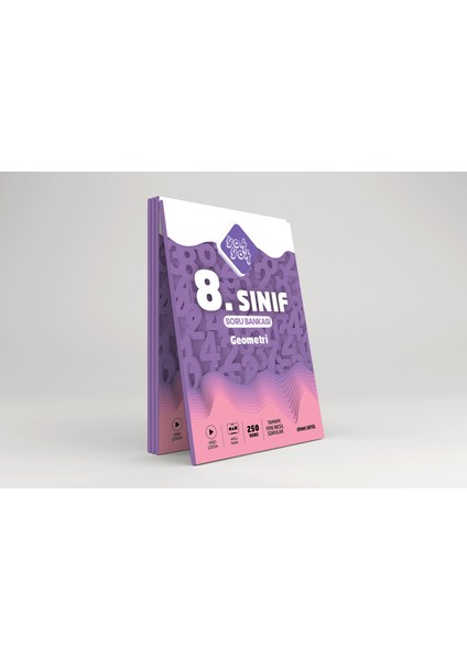 8. Sınıf Lgs Matematik Soru Bankası - Geometri 250 Adet Soru - 2025 Basım modelleri